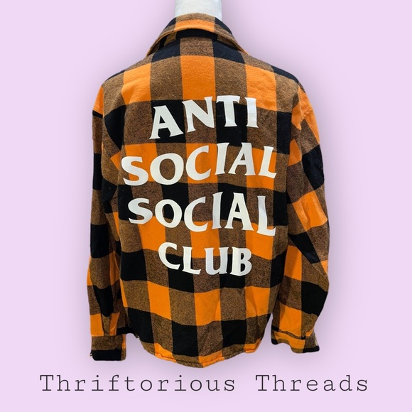 Anti Social Social Club Tops - Anti Social Social Club Flannel